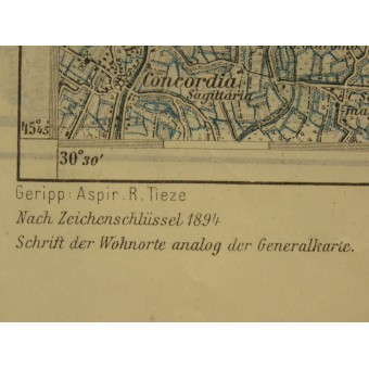 WW1 K.U.K Austrophingarian kartta Strassoldo -Italienista. Espenlaub militaria